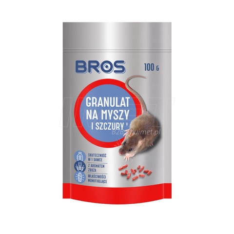 BROS granulat na myszy i szczury 100g (15) 