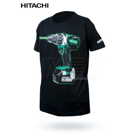 Koszulka T-Shirt z nadrukiem HITACHI/HIKOKI 