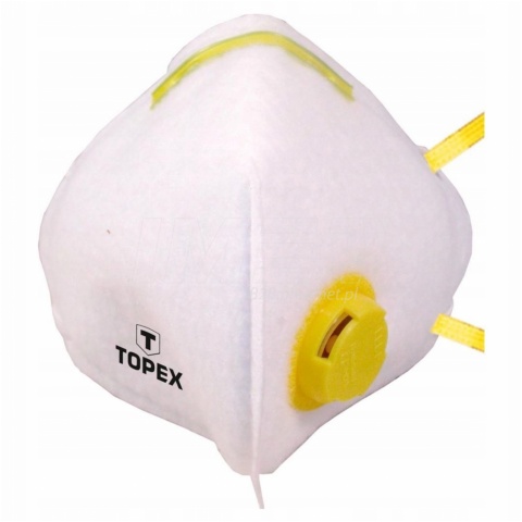 Maska przeciwpyłowa z 1 zaworkiem FFP1 CE TOPEX 