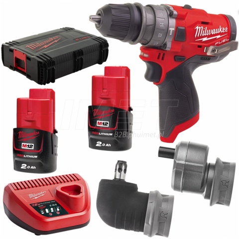 Taladro atornillador Milwaukee M12 BDD-201C 12V 2Ah Li-Ion