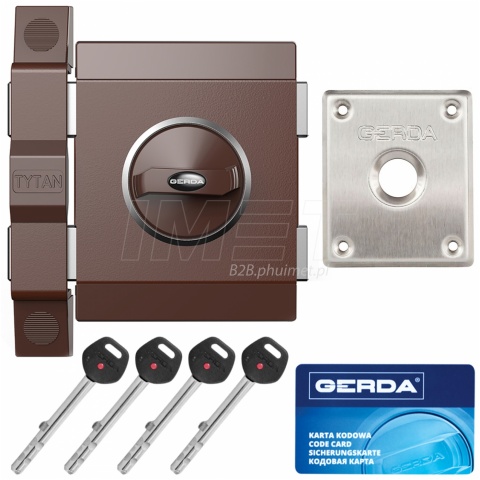アクセサリー kentarosaaaaaan Zamek wierzchni TYTAN ZX brąz GT8 kl85mm P GERDA | IMET B2B